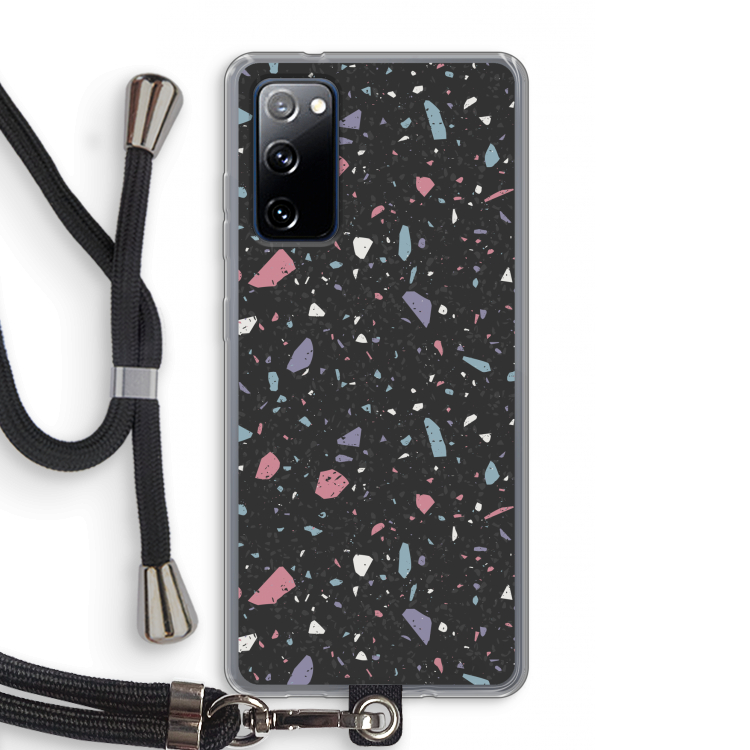 Terrazzo N°16: Samsung Galaxy S20 FE / S20 FE 5G Transparant Hoesje met koord