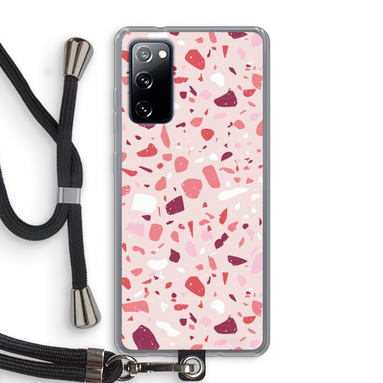 Terrazzo N°15: Samsung Galaxy S20 FE / S20 FE 5G Transparant Hoesje met koord