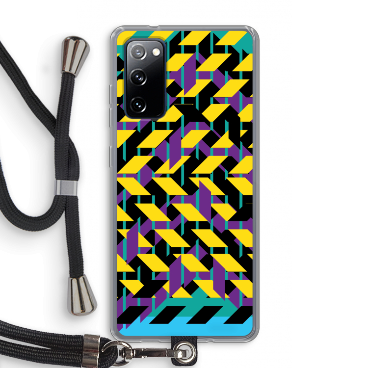 Skew Bee 3: Samsung Galaxy S20 FE / S20 FE 5G Transparant Hoesje met koord