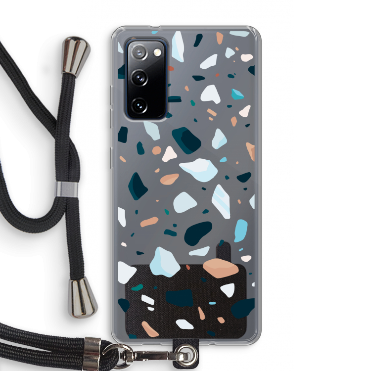 Terrazzo N°13: Samsung Galaxy S20 FE / S20 FE 5G Transparant Hoesje met koord