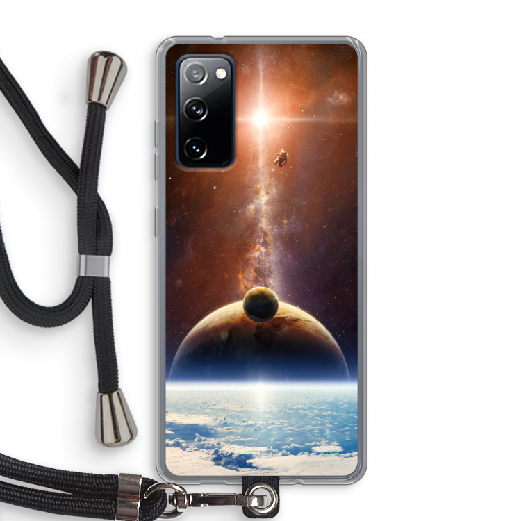 Omicron 2019: Samsung Galaxy S20 FE / S20 FE 5G Transparant Hoesje met koord