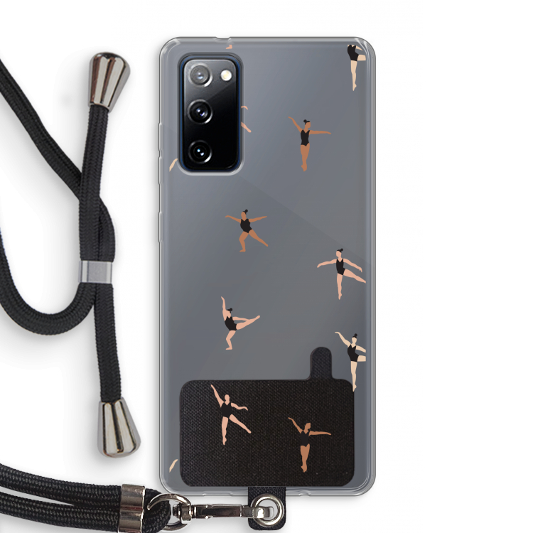 Dancing #1: Samsung Galaxy S20 FE / S20 FE 5G Transparant Hoesje met koord