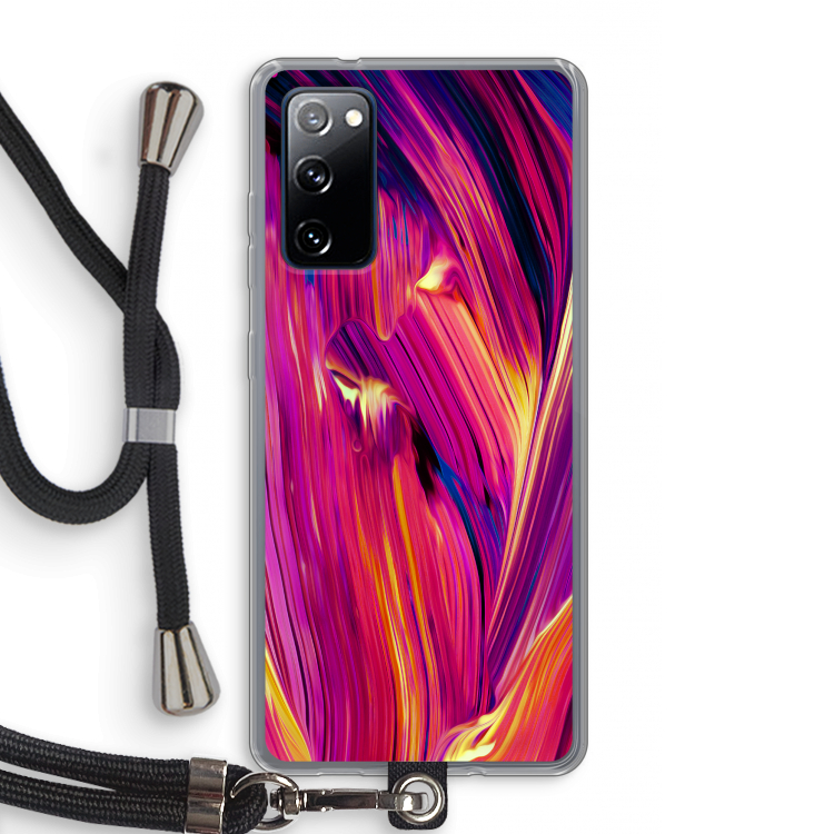 Phoenix: Samsung Galaxy S20 FE / S20 FE 5G Transparant Hoesje met koord