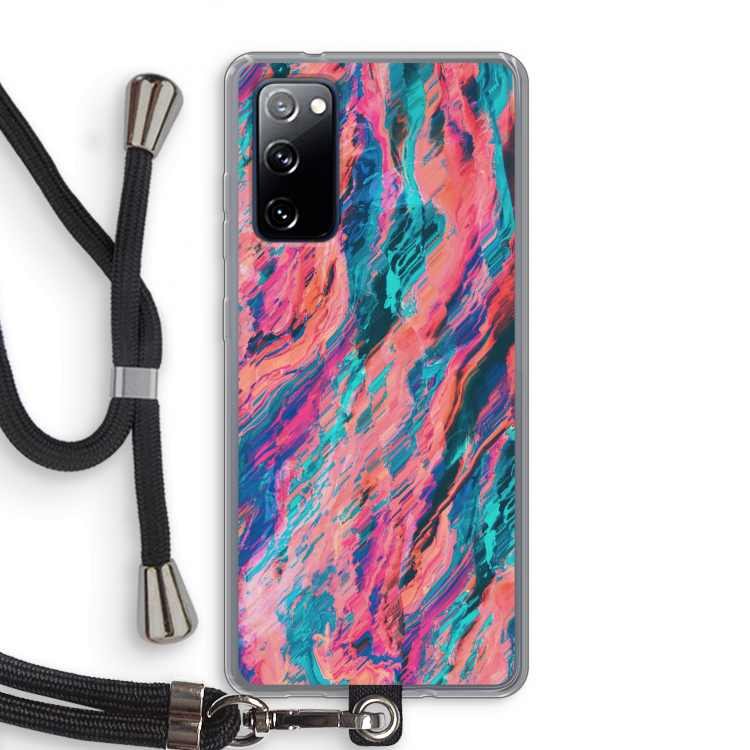 Electric Times: Samsung Galaxy S20 FE / S20 FE 5G Transparant Hoesje met koord