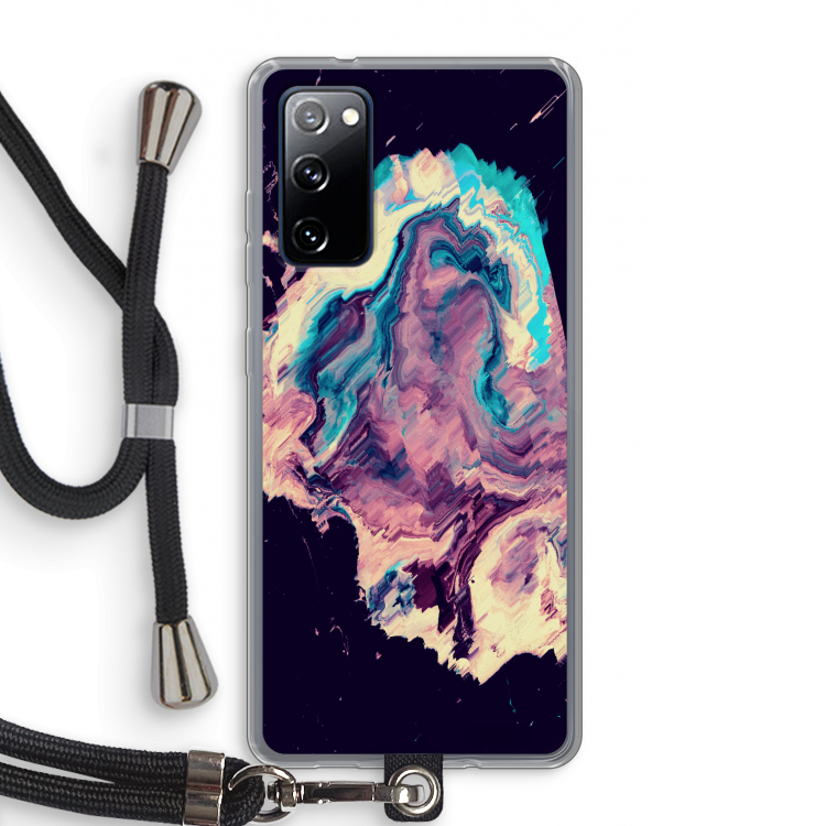 Cosmic Silence: Samsung Galaxy S20 FE / S20 FE 5G Transparant Hoesje met koord