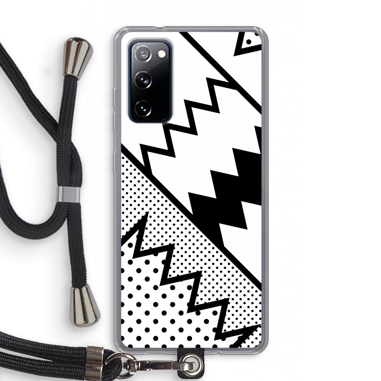 Pop Art #5: Samsung Galaxy S20 FE / S20 FE 5G Transparant Hoesje met koord