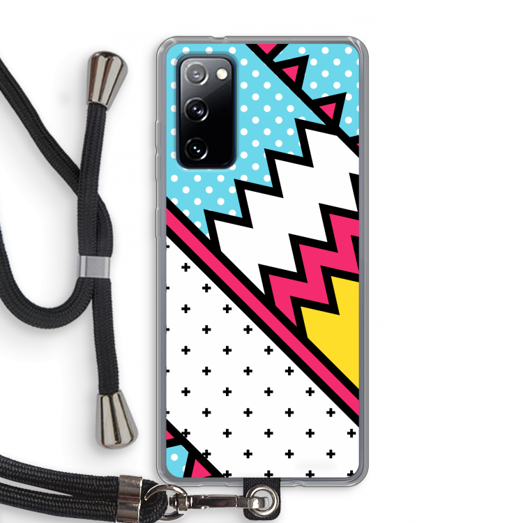 Pop Art #2: Samsung Galaxy S20 FE / S20 FE 5G Transparant Hoesje met koord