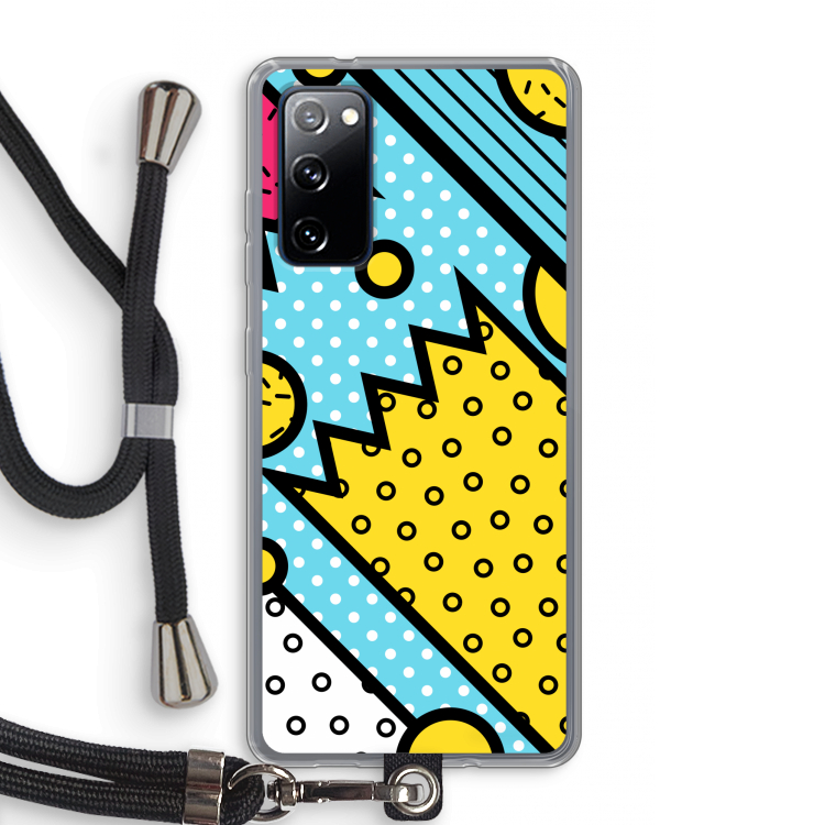 Pop Art #1: Samsung Galaxy S20 FE / S20 FE 5G Transparant Hoesje met koord