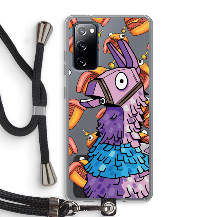 Loot Burger: Samsung Galaxy S20 FE / S20 FE 5G Transparant Hoesje met koord