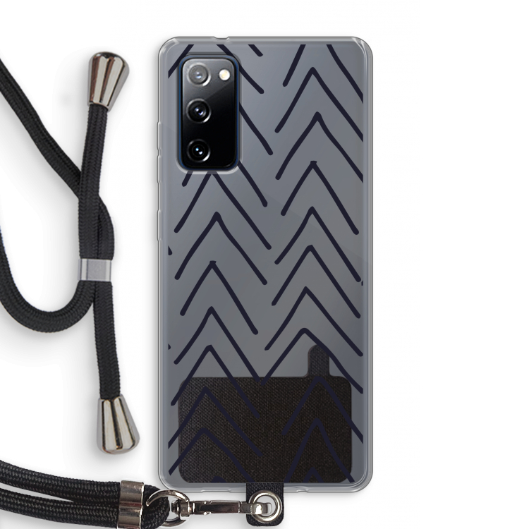 Marrakech Arrows: Samsung Galaxy S20 FE / S20 FE 5G Transparant Hoesje met koord