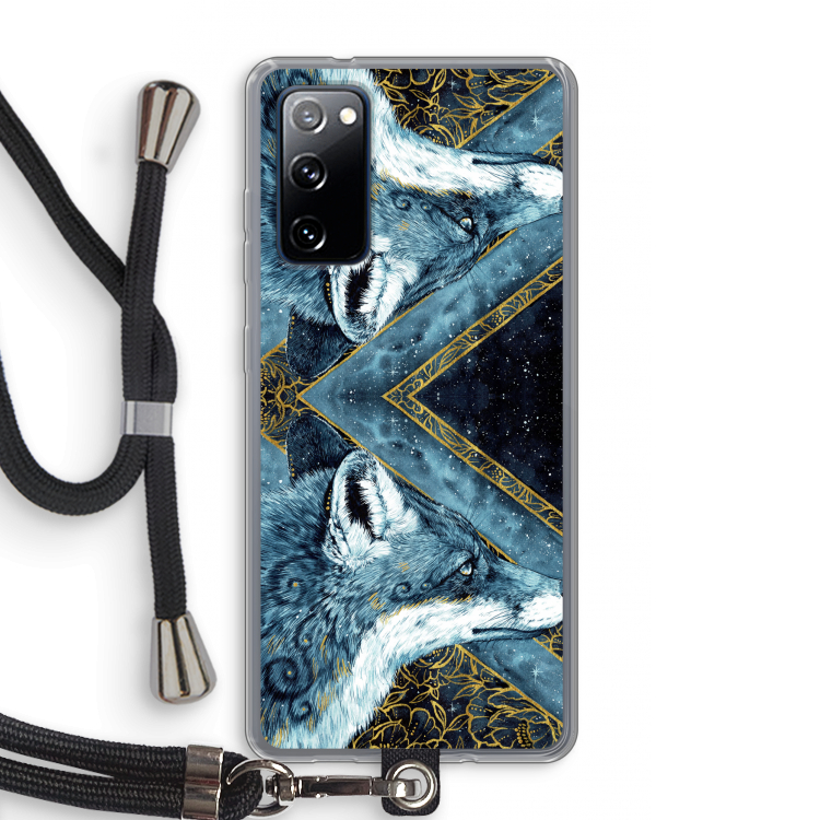 Golden Fox: Samsung Galaxy S20 FE / S20 FE 5G Transparant Hoesje met koord
