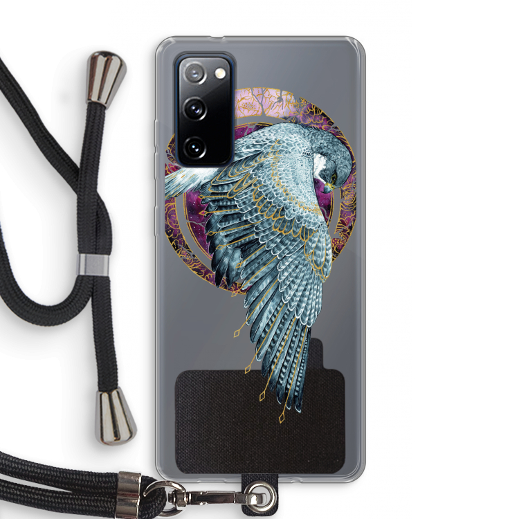 Golden Falcon: Samsung Galaxy S20 FE / S20 FE 5G Transparant Hoesje met koord