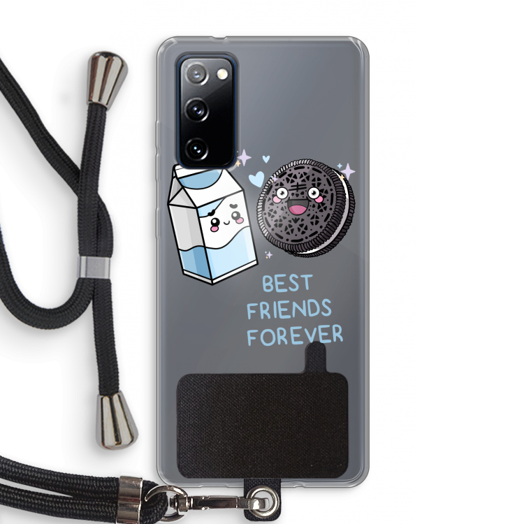 Best Friend Forever: Samsung Galaxy S20 FE / S20 FE 5G Transparant Hoesje met koord