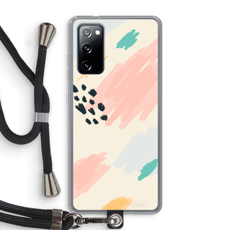 Sunday Chillings: Samsung Galaxy S20 FE / S20 FE 5G Transparant Hoesje met koord