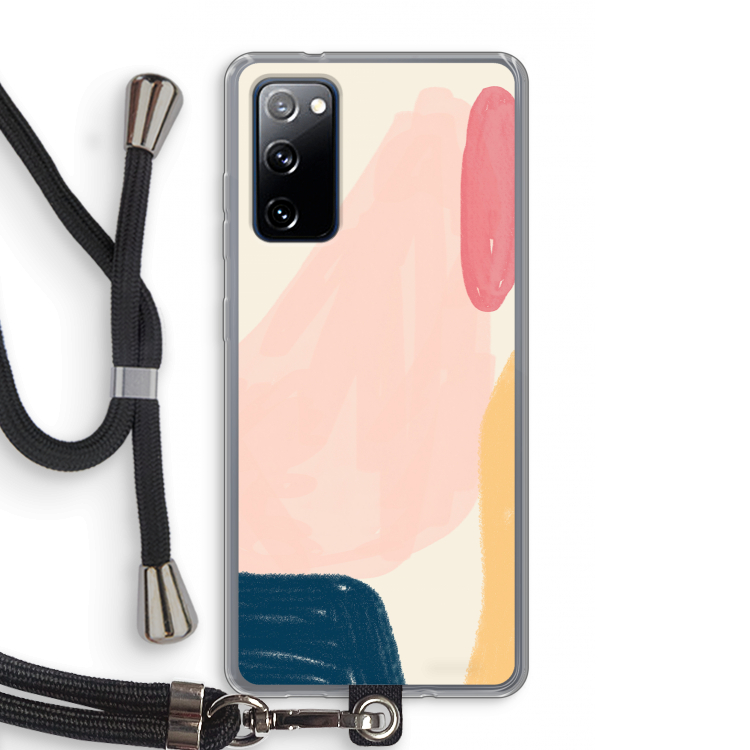Saturday Flow: Samsung Galaxy S20 FE / S20 FE 5G Transparant Hoesje met koord