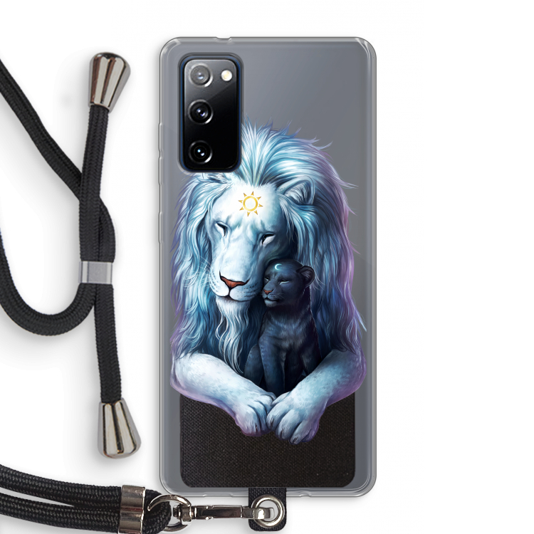 Child Of Light: Samsung Galaxy S20 FE / S20 FE 5G Transparant Hoesje met koord