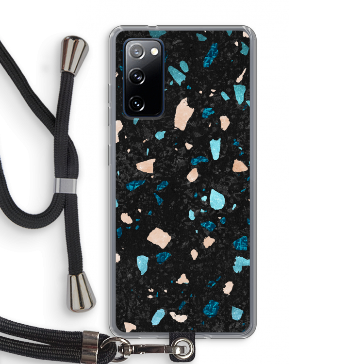 Terrazzo N°11: Samsung Galaxy S20 FE / S20 FE 5G Transparant Hoesje met koord