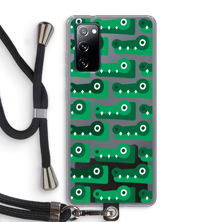 Crocs: Samsung Galaxy S20 FE / S20 FE 5G Transparant Hoesje met koord
