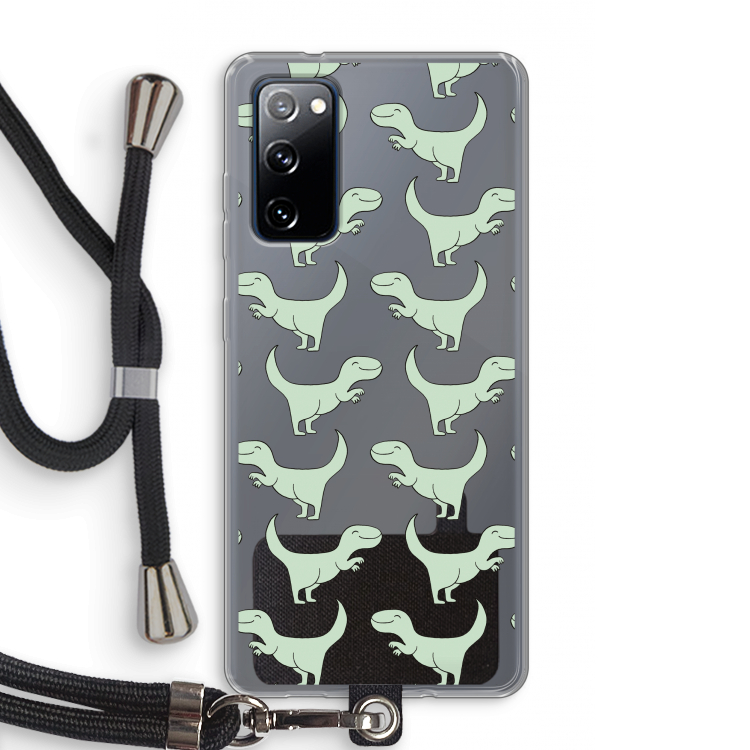 Dinos: Samsung Galaxy S20 FE / S20 FE 5G Transparant Hoesje met koord