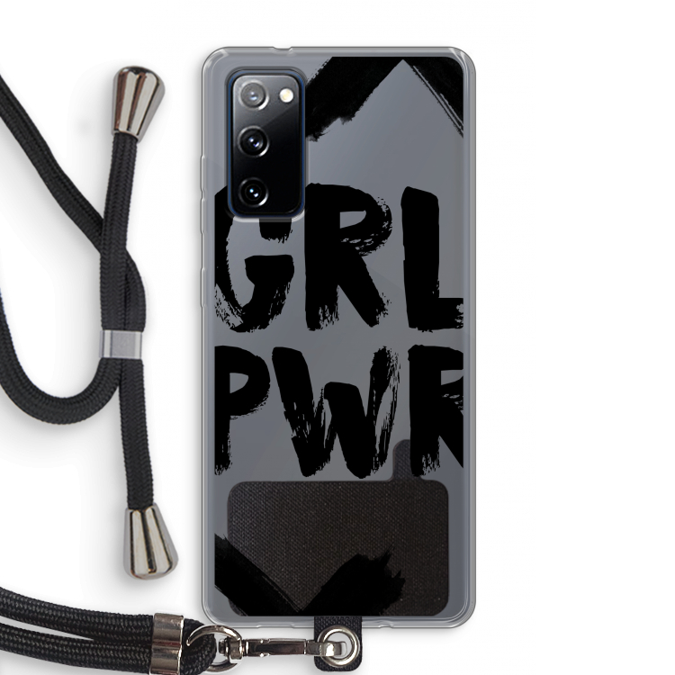 Girl Power #2: Samsung Galaxy S20 FE / S20 FE 5G Transparant Hoesje met koord