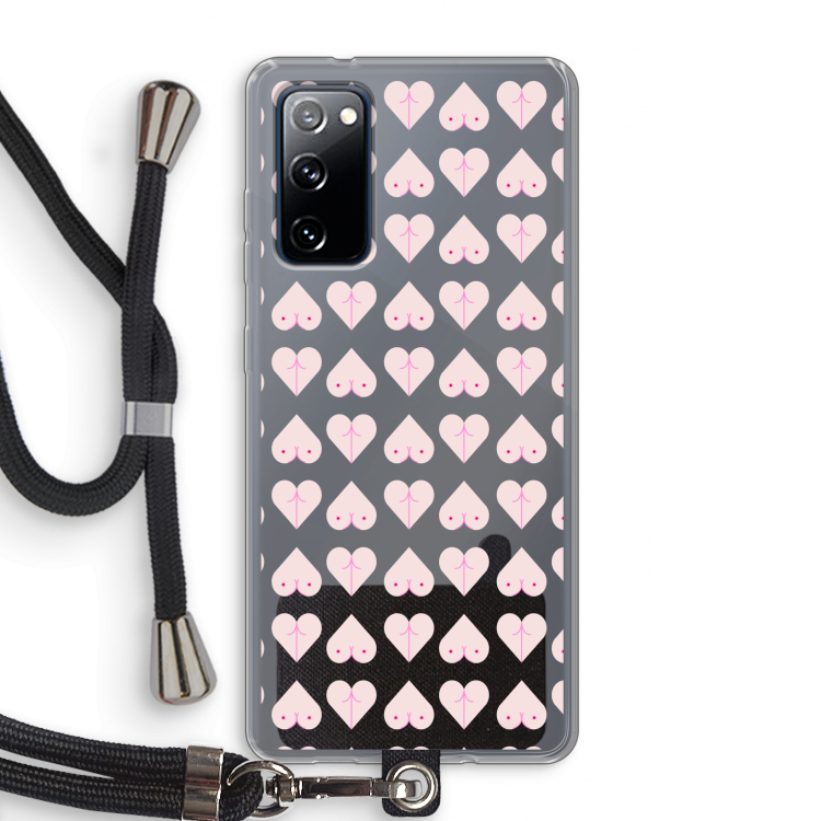 Ass 'n Titties: Samsung Galaxy S20 FE / S20 FE 5G Transparant Hoesje met koord