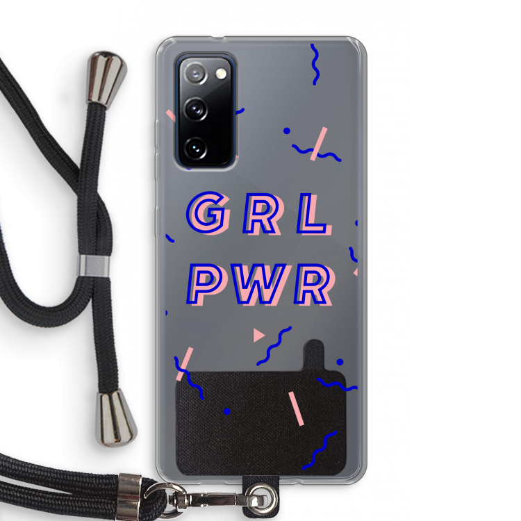 GRL PWR: Samsung Galaxy S20 FE / S20 FE 5G Transparant Hoesje met koord