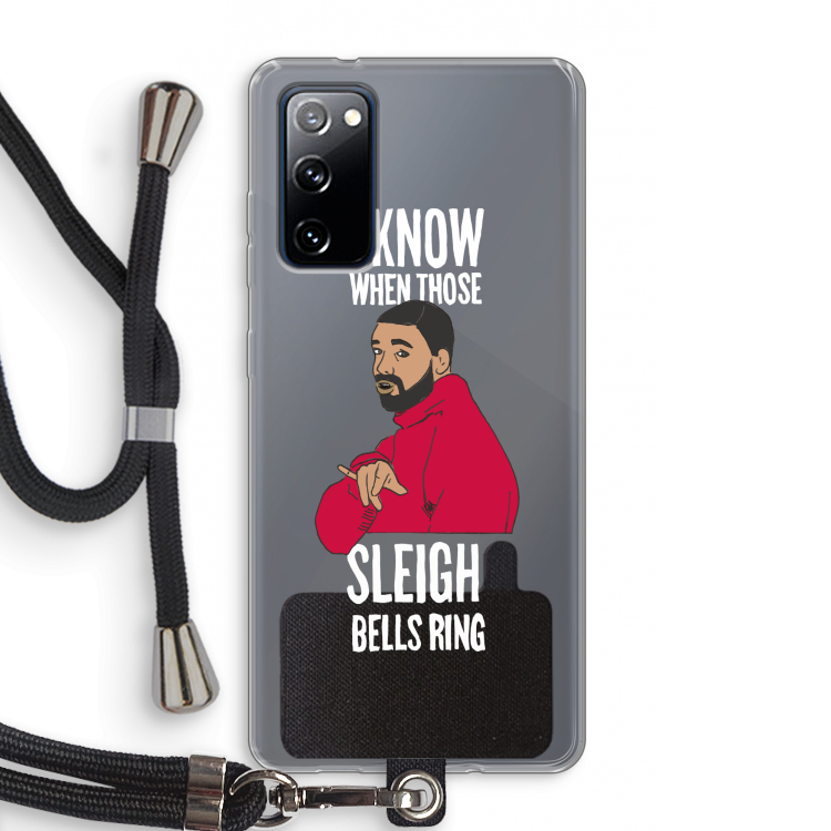 Sleigh Bells Ring: Samsung Galaxy S20 FE / S20 FE 5G Transparant Hoesje met koord