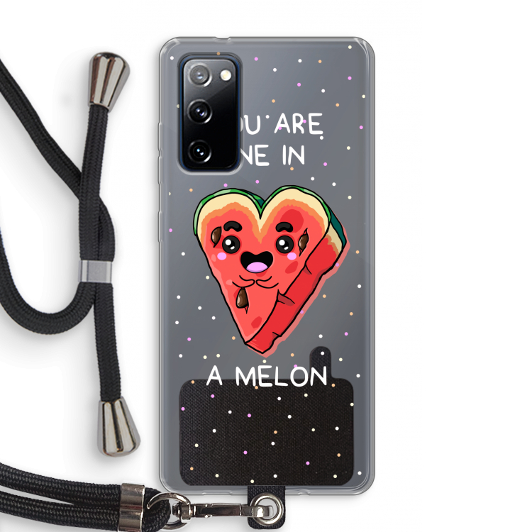 One In A Melon: Samsung Galaxy S20 FE / S20 FE 5G Transparant Hoesje met koord
