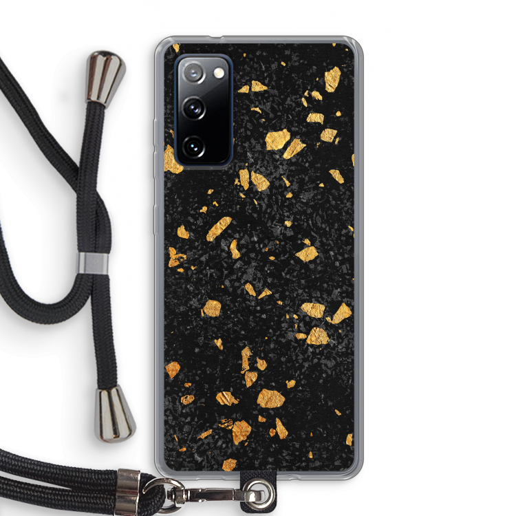 Terrazzo N°7: Samsung Galaxy S20 FE / S20 FE 5G Transparant Hoesje met koord