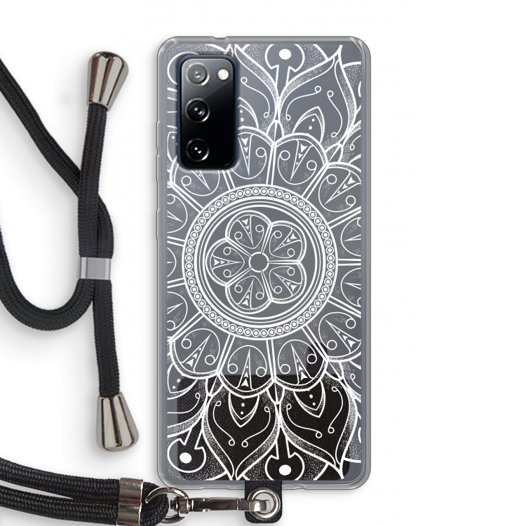 Roses Are Red: Samsung Galaxy S20 FE / S20 FE 5G Transparant Hoesje met koord