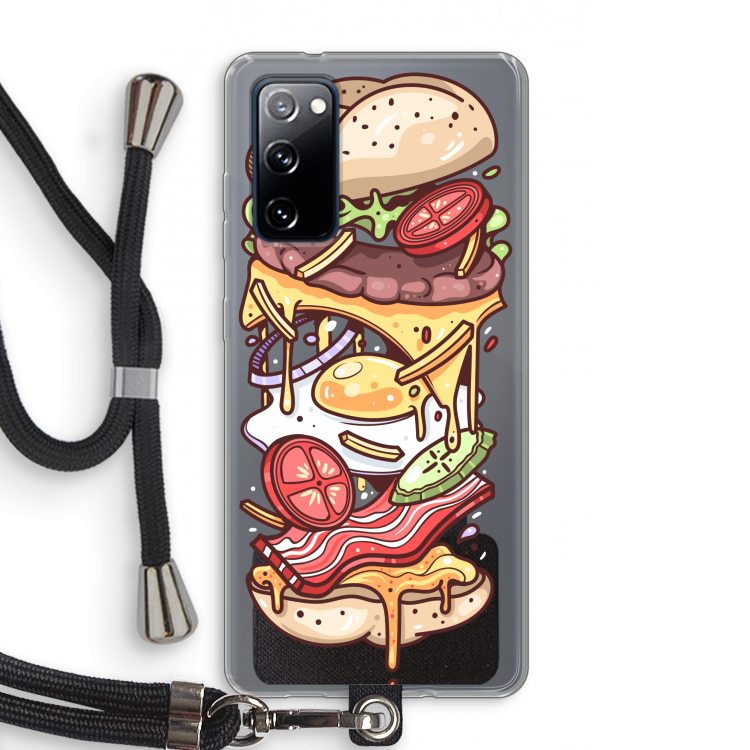 Diet Coke Please: Samsung Galaxy S20 FE / S20 FE 5G Transparant Hoesje met koord