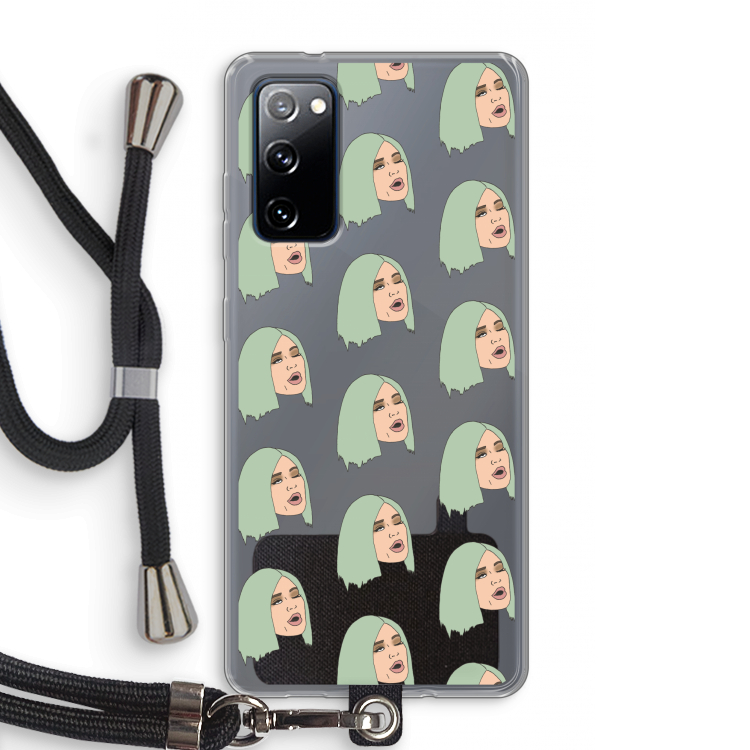 King Kylie: Samsung Galaxy S20 FE / S20 FE 5G Transparant Hoesje met koord
