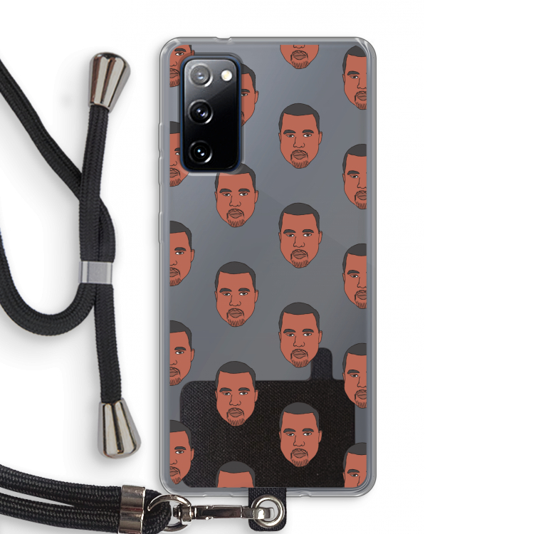 Kanye Call Me?: Samsung Galaxy S20 FE / S20 FE 5G Transparant Hoesje met koord