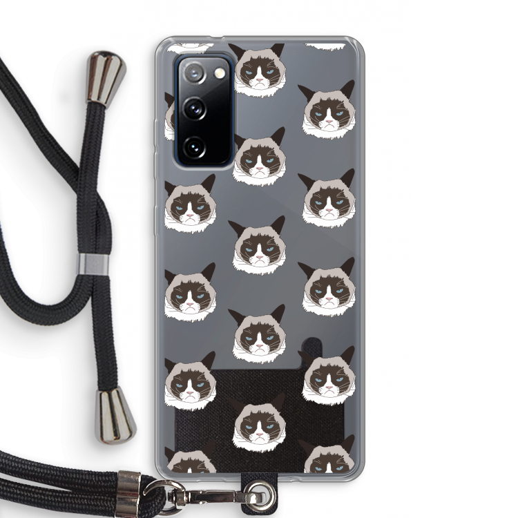 It's a Purrr Case: Samsung Galaxy S20 FE / S20 FE 5G Transparant Hoesje met koord