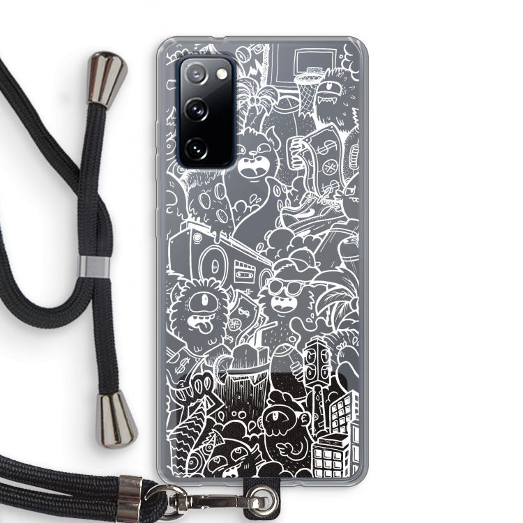 Vexx City #2: Samsung Galaxy S20 FE / S20 FE 5G Transparant Hoesje met koord