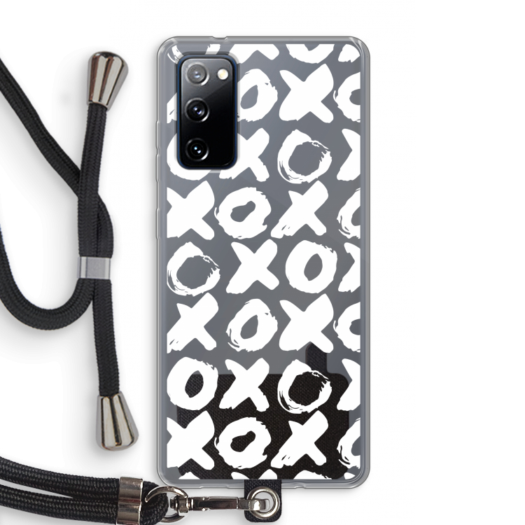 XOXO: Samsung Galaxy S20 FE / S20 FE 5G Transparant Hoesje met koord
