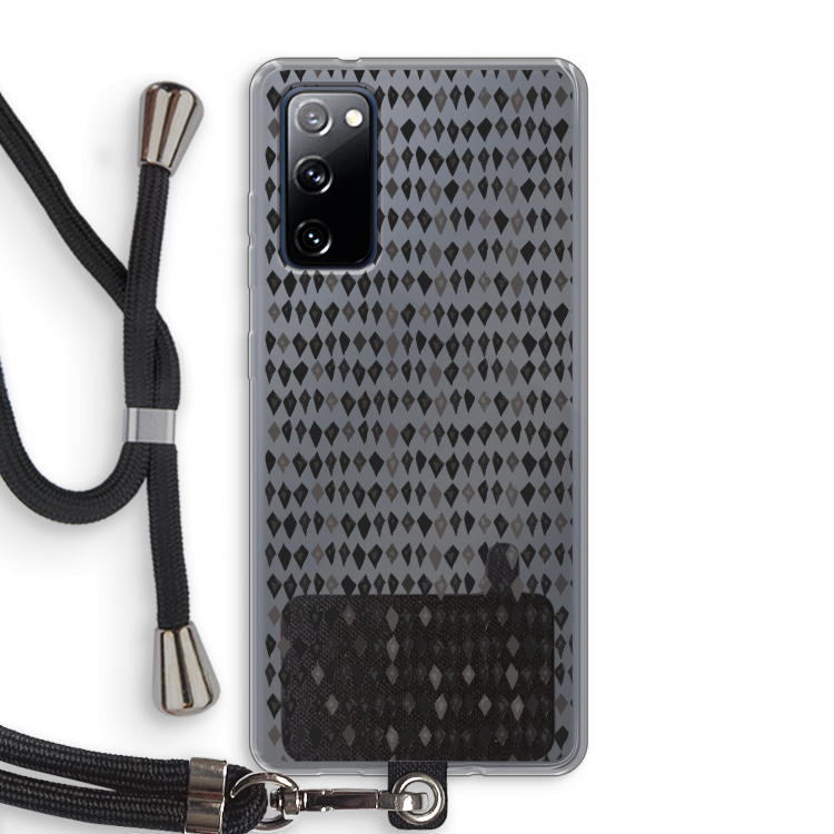 Crazy shapes: Samsung Galaxy S20 FE / S20 FE 5G Transparant Hoesje met koord
