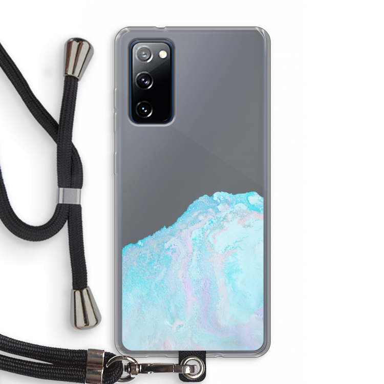 Fantasie pastel: Samsung Galaxy S20 FE / S20 FE 5G Transparant Hoesje met koord