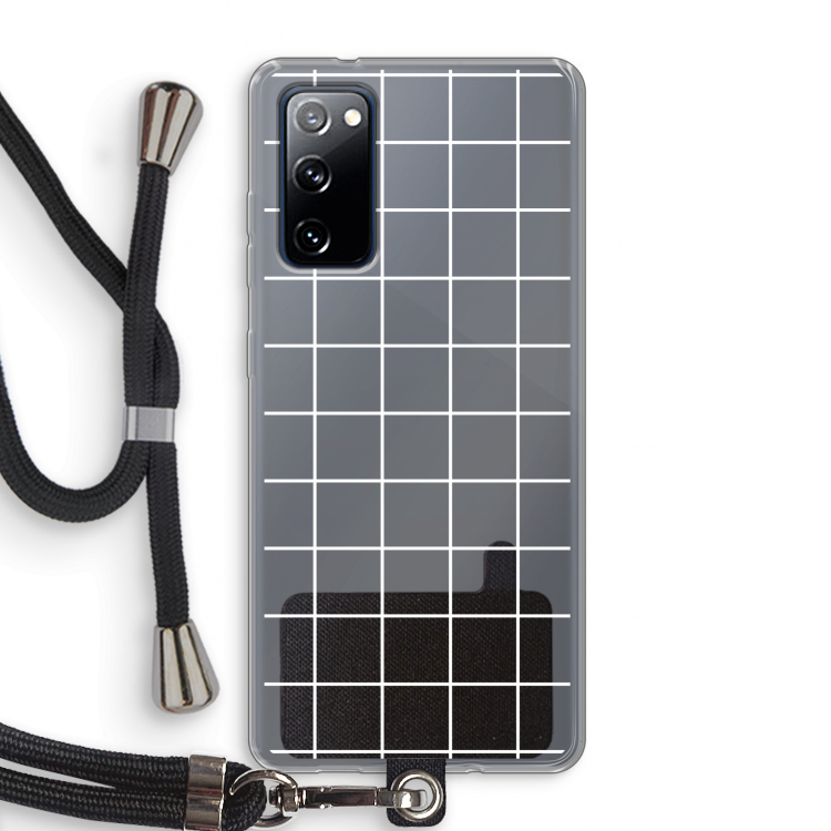 Rooster 2: Samsung Galaxy S20 FE / S20 FE 5G Transparant Hoesje met koord