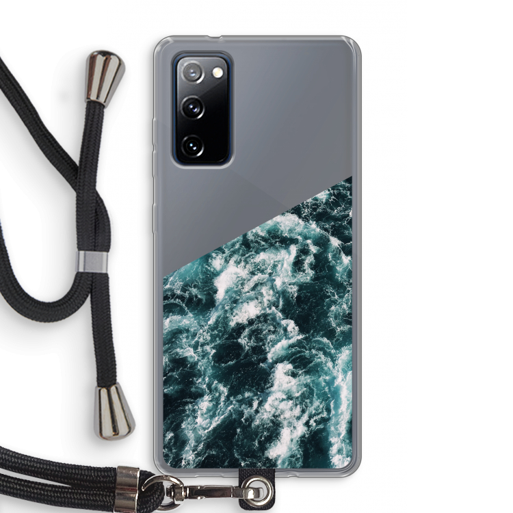 Zee golf: Samsung Galaxy S20 FE / S20 FE 5G Transparant Hoesje met koord