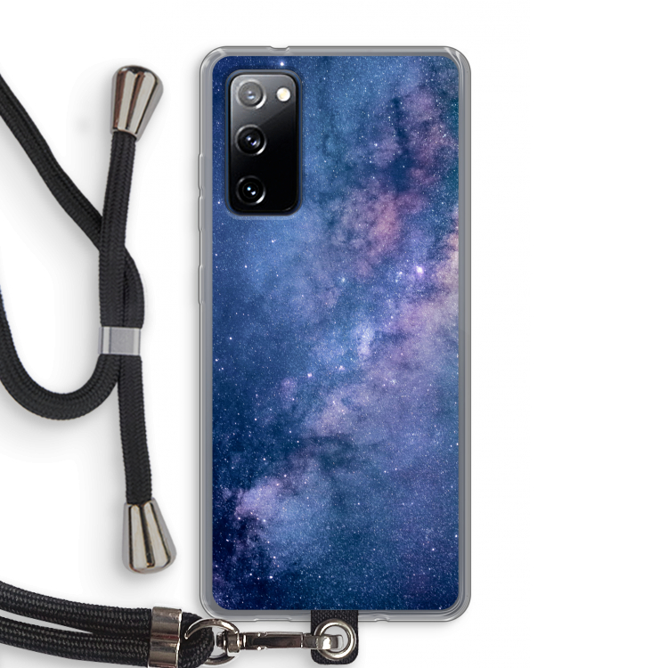 Nebula: Samsung Galaxy S20 FE / S20 FE 5G Transparant Hoesje met koord