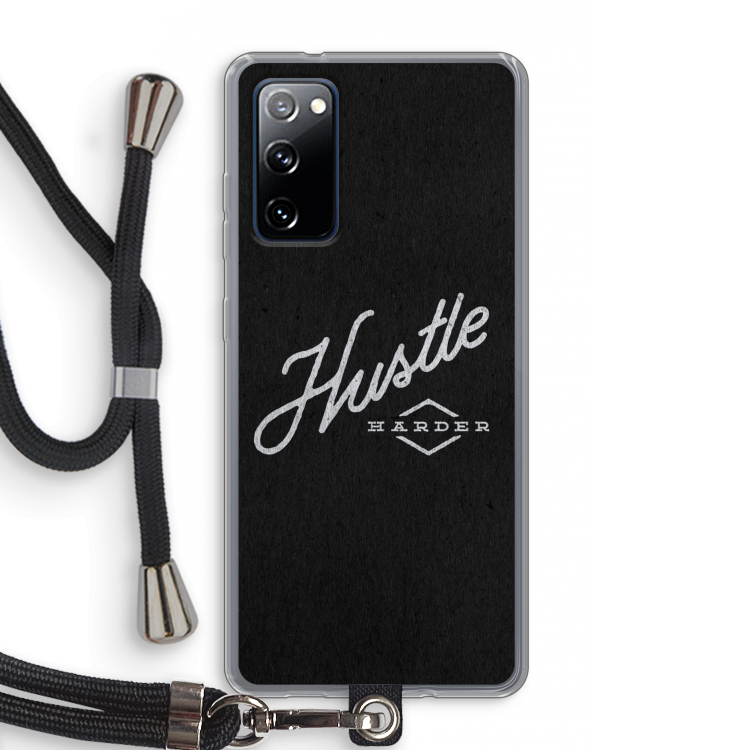 Hustle: Samsung Galaxy S20 FE / S20 FE 5G Transparant Hoesje met koord