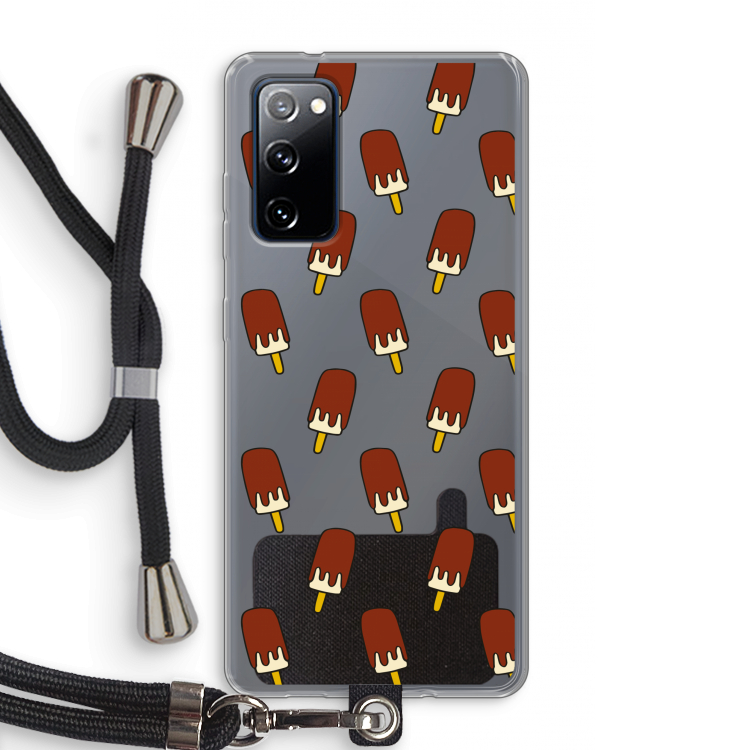 Yummy: Samsung Galaxy S20 FE / S20 FE 5G Transparant Hoesje met koord