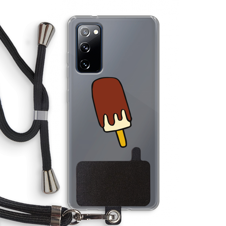 Frisco: Samsung Galaxy S20 FE / S20 FE 5G Transparant Hoesje met koord