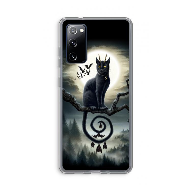 Moonlight Companions: Samsung Galaxy S20 FE / S20 FE 5G Transparant Hoesje
