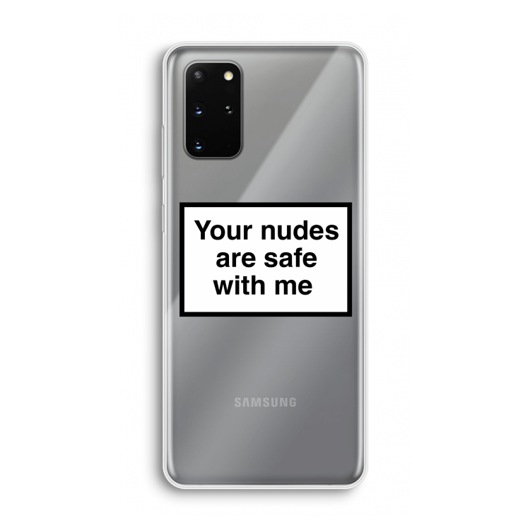 Safe with me: Samsung Galaxy S20 Plus Transparant Hoesje