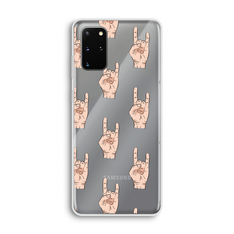 Rock: Samsung Galaxy S20 Plus Transparant Hoesje