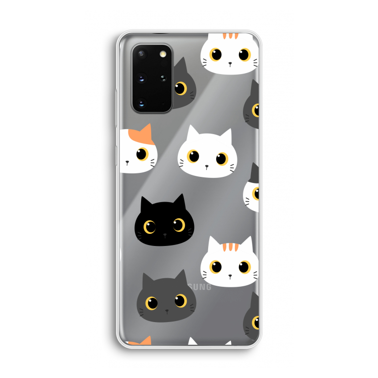 Katten: Samsung Galaxy S20 Plus Transparant Hoesje