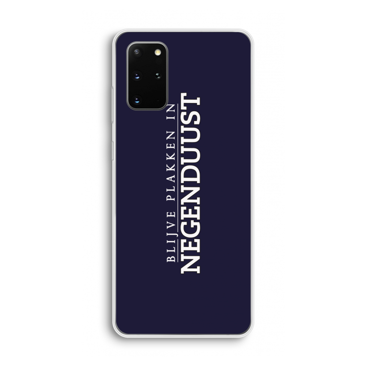 Blijve plakken in Negenduust: Samsung Galaxy S20 Plus Transparant Hoesje