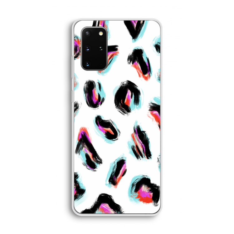 Cheetah color: Samsung Galaxy S20 Plus Transparant Hoesje